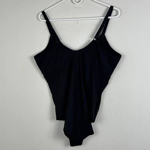 Knix Black Mesh Bodysuit Womens Size‎ XXXXL Ashley Graham NEW Canada Sheer Bra - Picture 4 of 15